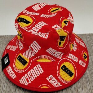 RARE! New Era Houston Rockets All Over Bucket Hat NWT